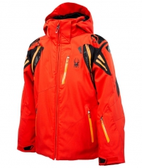 Spyder мембранная куртка для мальчика подростка красного цвета